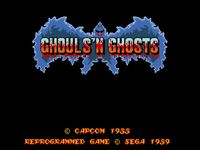 une photo d'Ã©cran de Ghouls n Ghosts sur Sega Megadrive